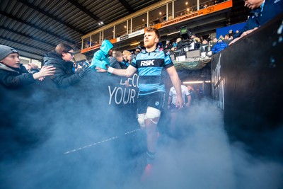 261225 - Cardiff Rugby v Dragons RFC - United Rugby Championship - Josh McNally of Cardiff Rugby