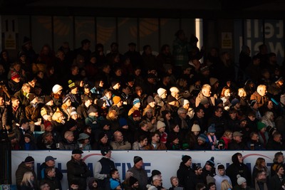261225 - Cardiff Rugby v Dragons RFC - United Rugby Championship - Fans at Cardiff Arms Park