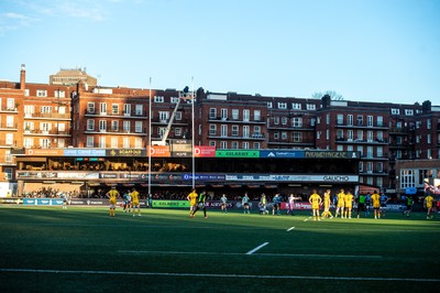 261225 - Cardiff Rugby v Dragons RFC - United Rugby Championship - A general view of Cardiff Arms Park