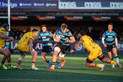 261225 - Cardiff Rugby v Dragons RFC - United Rugby Championship - Josh McNally of Cardiff Rugby