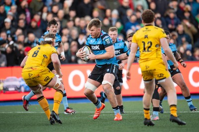 261225 - Cardiff Rugby v Dragons RFC - United Rugby Championship - Josh McNally of Cardiff Rugby