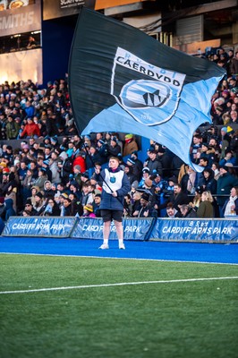 261225 - Cardiff Rugby v Dragons RFC - United Rugby Championship - Flag bearer