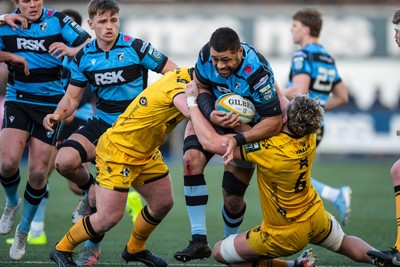 261225 - Cardiff Rugby v Dragons RFC - United Rugby Championship - Taulupe Faletau of Cardiff Rugby