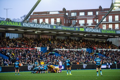 261225 - Cardiff Rugby v Dragons RFC - United Rugby Championship - A general view of Cardiff Arms Park