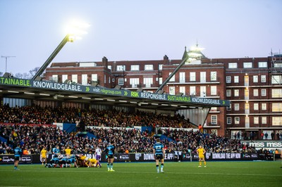 261225 - Cardiff Rugby v Dragons RFC - United Rugby Championship - A general view of Cardiff Arms Park