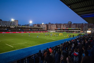261225 - Cardiff Rugby v Dragons RFC - United Rugby Championship - A general view of Cardiff Arms Park