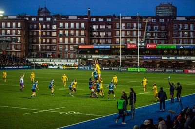 261225 - Cardiff Rugby v Dragons RFC - United Rugby Championship - A general view of Cardiff Arms Park