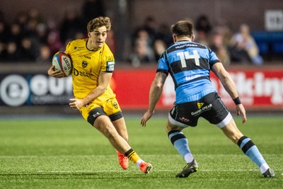 261225 - Cardiff Rugby v Dragons RFC - United Rugby Championship - Huw Anderson of Dragons