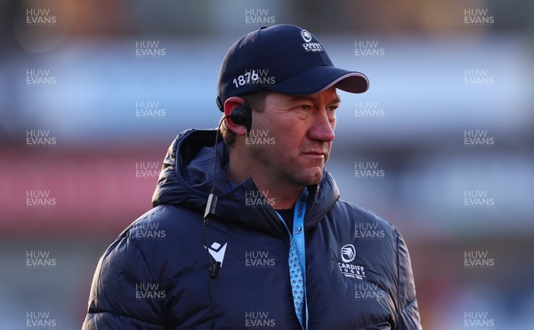 261225 - Cardiff Rugby v Dragons RFC, United Rugby Championship - Cardiff Rugby head coach Corniel van Zyl