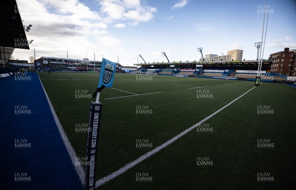 261225 - Cardiff Rugby v Dragons RFC, United Rugby Championship - A general view of Cardiff Arms Park ahead of the match