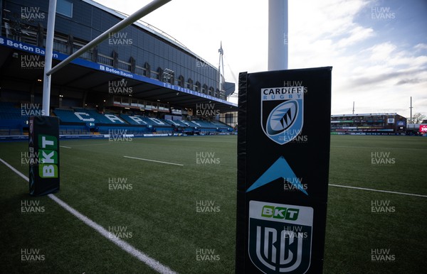 261225 - Cardiff Rugby v Dragons RFC, United Rugby Championship - A general view of Cardiff Arms Park ahead of the match