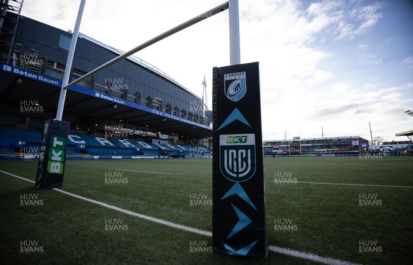 261225 - Cardiff Rugby v Dragons RFC, United Rugby Championship - A general view of Cardiff Arms Park ahead of the match