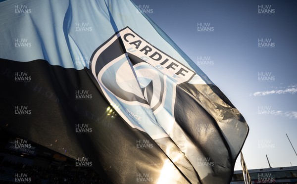261225 - Cardiff Rugby v Dragons RFC, United Rugby Championship - Cardiff Rugby flags
