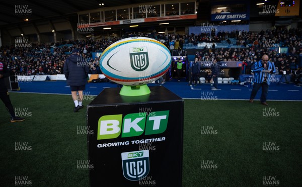 261225 - Cardiff Rugby v Dragons RFC, United Rugby Championship - Match ball