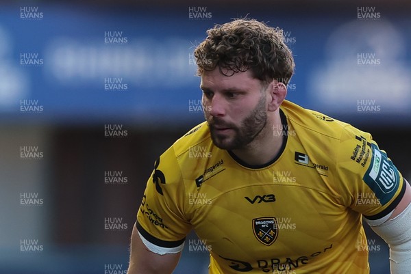 261225 - Cardiff Rugby v Dragons RFC, United Rugby Championship - Thomas Young of Dragons RFC