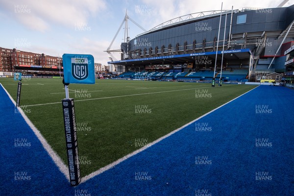 261225 - Cardiff Rugby v Dragons RFC - United Rugby Championship - A general view of Cardiff Arms Park