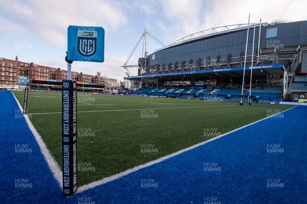 261225 - Cardiff Rugby v Dragons RFC - United Rugby Championship - A general view of Cardiff Arms Park