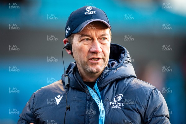 261225 - Cardiff Rugby v Dragons RFC - United Rugby Championship - Corniel Van Zyl of Cardiff Rugby