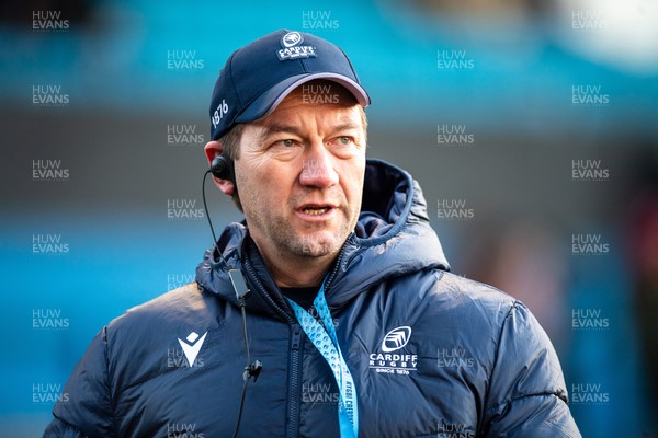 261225 - Cardiff Rugby v Dragons RFC - United Rugby Championship - Corniel Van Zyl of Cardiff Rugby