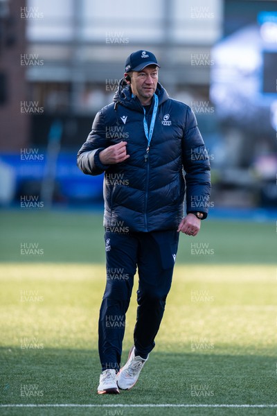 261225 - Cardiff Rugby v Dragons RFC - United Rugby Championship - Corniel Van Zyl of Cardiff Rugby