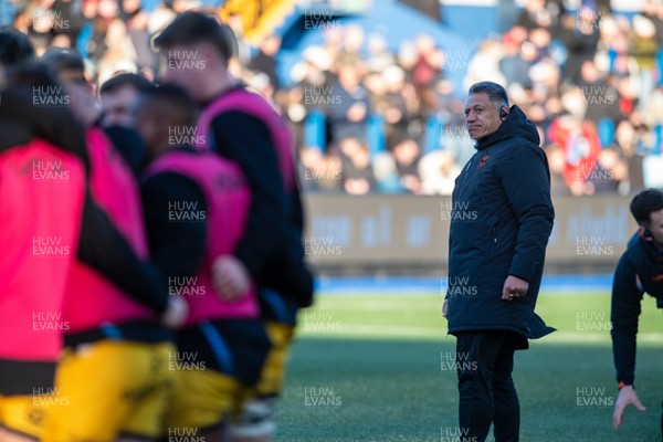 261225 - Cardiff Rugby v Dragons RFC - United Rugby Championship - Filo Tiatia Dragons Head Coach