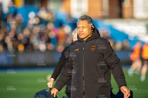 261225 - Cardiff Rugby v Dragons RFC - United Rugby Championship - Filo Tiatia Dragons Head Coach