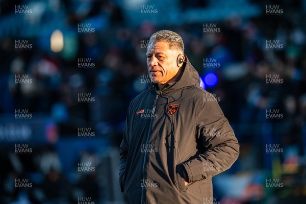 261225 - Cardiff Rugby v Dragons RFC - United Rugby Championship - Filo Tiatia Dragons Head Coach
