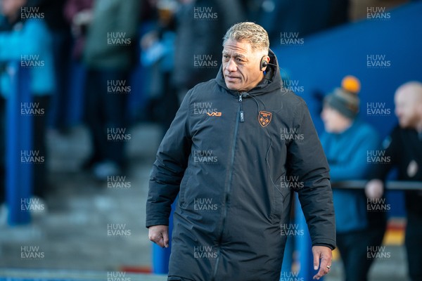 261225 - Cardiff Rugby v Dragons RFC - United Rugby Championship - Filo Tiatia Dragons Head Coach