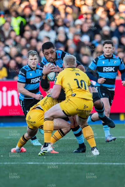 261225 - Cardiff Rugby v Dragons RFC - United Rugby Championship - Taulupe Faletau of Cardiff Rugby