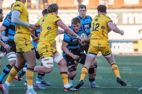 261225 - Cardiff Rugby v Dragons RFC - United Rugby Championship - Alex Mann of Cardiff Rugby