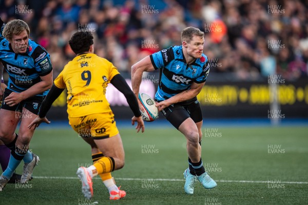261225 - Cardiff Rugby v Dragons RFC - United Rugby Championship - Aled Davies of Cardiff Rugby