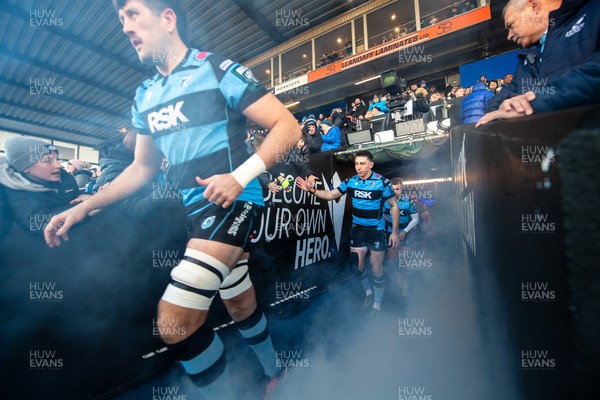 261225 - Cardiff Rugby v Dragons RFC - United Rugby Championship - Josh Adams of Cardiff Rugby