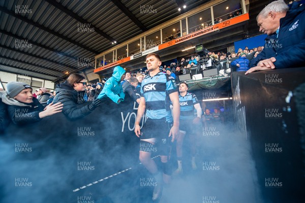 261225 - Cardiff Rugby v Dragons RFC - United Rugby Championship - Alex Mann of Cardiff Rugby
