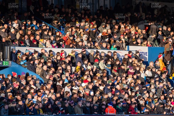 261225 - Cardiff Rugby v Dragons RFC - United Rugby Championship - Fans at Cardiff Arms Park