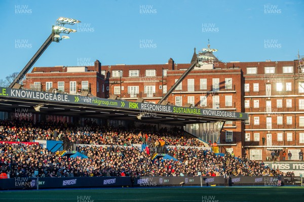 261225 - Cardiff Rugby v Dragons RFC - United Rugby Championship - Fans at Cardiff Arms Park