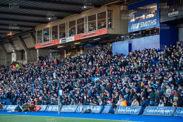 261225 - Cardiff Rugby v Dragons RFC - United Rugby Championship - Fans at Cardiff Arms Park