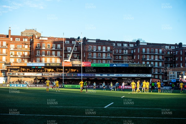 261225 - Cardiff Rugby v Dragons RFC - United Rugby Championship - A general view of Cardiff Arms Park