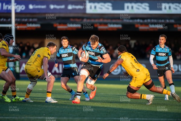 261225 - Cardiff Rugby v Dragons RFC - United Rugby Championship - Josh McNally of Cardiff Rugby