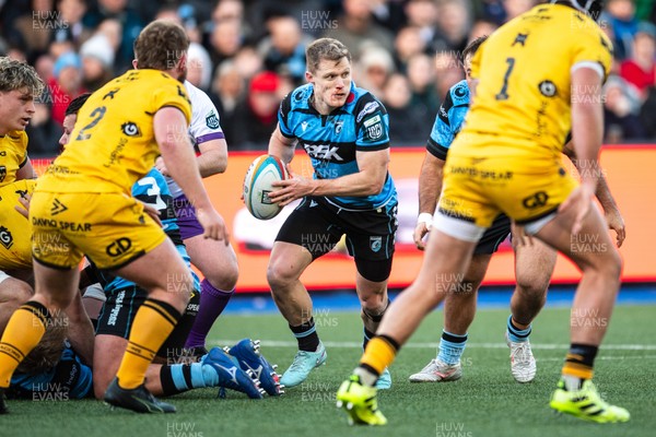 261225 - Cardiff Rugby v Dragons RFC - United Rugby Championship - Aled Davies of Cardiff Rugby