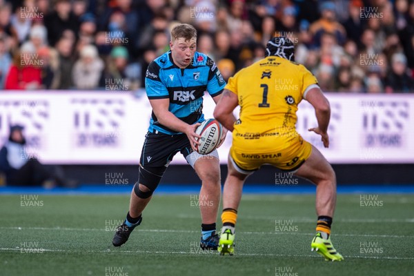 261225 - Cardiff Rugby v Dragons RFC - United Rugby Championship - Rhys Barratt of Cardiff Rugby