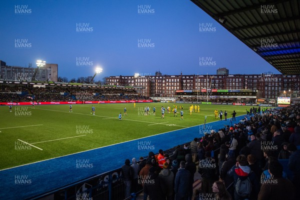 261225 - Cardiff Rugby v Dragons RFC - United Rugby Championship - A general view of Cardiff Arms Park