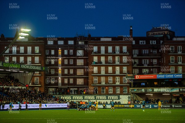 261225 - Cardiff Rugby v Dragons RFC - United Rugby Championship - A general view of Cardiff Arms Park