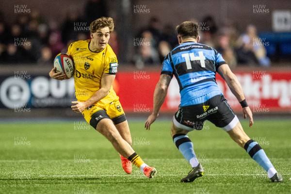 261225 - Cardiff Rugby v Dragons RFC - United Rugby Championship - Huw Anderson of Dragons