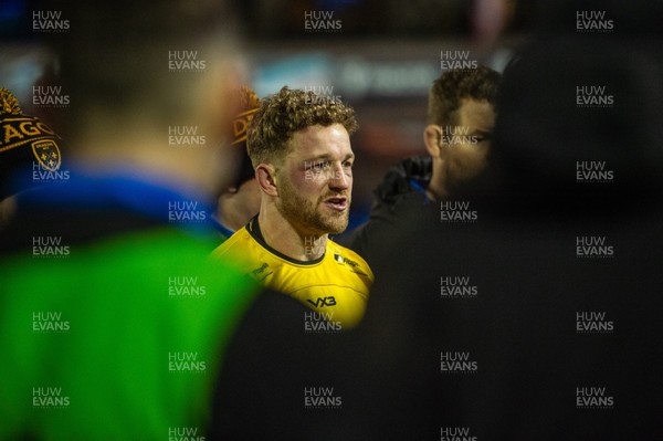 261225 - Cardiff Rugby v Dragons RFC - United Rugby Championship - Angus O’Brien of Dragons