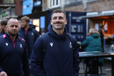 301124 - Cardiff Rugby v Dragons RFC - United Rugby Championship - Harri Millard of Cardiff arrives at the ground