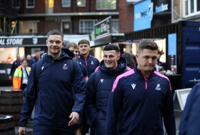 301124 - Cardiff Rugby v Dragons RFC - United Rugby Championship - Ellis Bevan of Cardiff arrives at the ground