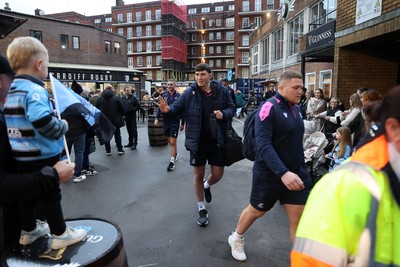 301124 - Cardiff Rugby v Dragons RFC - United Rugby Championship - Seb Davies of Cardiff arrives at the ground