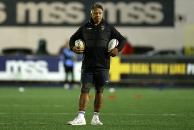 301124 - Cardiff Rugby v Dragons RFC - United Rugby Championship - Dragons RFC Interim Head Coach Filo Tiatia 