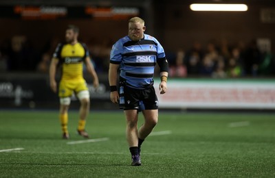 301124 - Cardiff Rugby v Dragons RFC - United Rugby Championship - Keiron Assiratti of Cardiff 