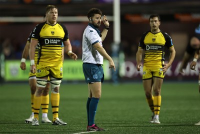 301124 - Cardiff Rugby v Dragons RFC - United Rugby Championship - Referee Ben Whitehouse 